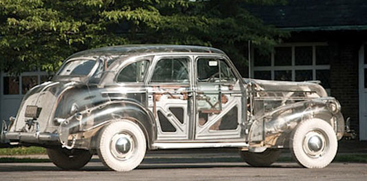 Pontiac Deluxe Six de 1939, el primer coche transparente... ¡Un fantasma!