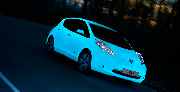 Nissan Leaf, un coche con luz propia