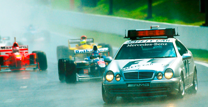 Mercedes Benz CLK 55 AMG, safety car de la F1 desde 1996