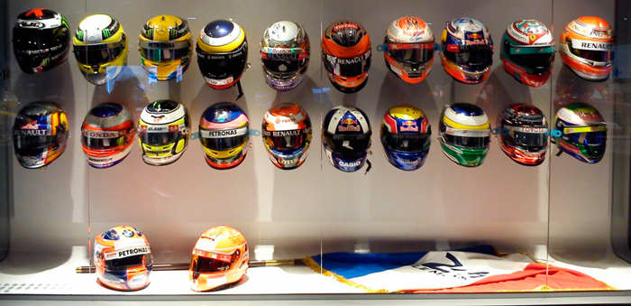 Colección de cascos de Fernando Alonso