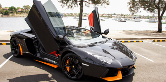 Aventador with Halloween colors