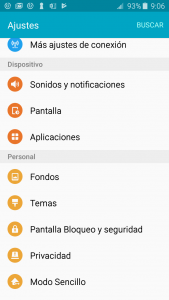 Configurar DriveSmart en Samsung con Android 5.0