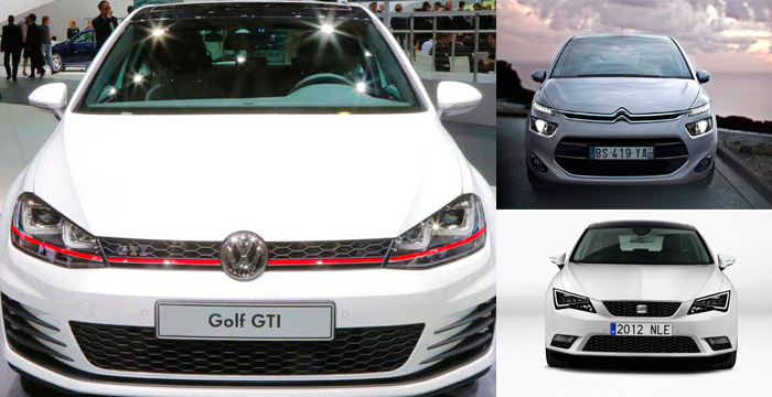 El Golf, el coche más vendido en España en enero