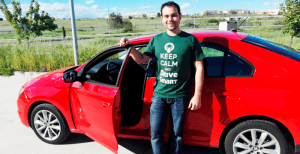 Jaime, ganador del reto :DriveSmart de marzo.