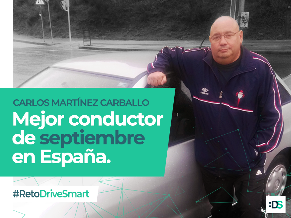 Carlos Martínez Carballo es el ganador del Reto :DriveSmart de septiembre