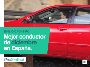 Emilio Cacheiro, ganador del Reto :DriveSmart de diciembre de 2018