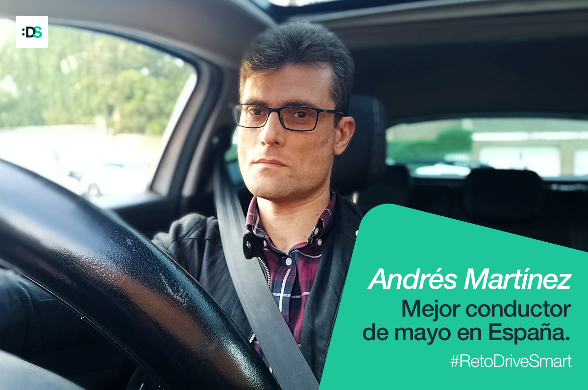 Andrés Martínez de Haro, ganador del Reto :DriveSmart de mayo