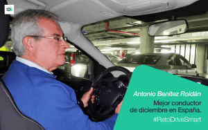 Antonio Benítez Roldán es el ganador del Reto DriveSmart de diciembre de 2019