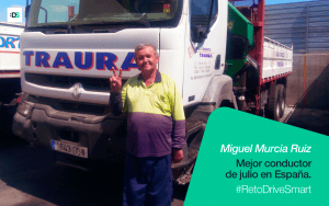 Miguel Murcia es el ganador del Reto DriveSmart de julio