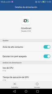 Configurar DriveSmart en Huawei P8 Lite