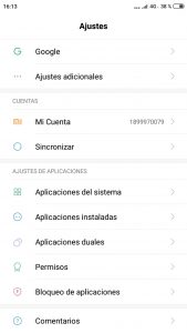 Configurar DriveSmart en Xiaomi Redmi Note 4